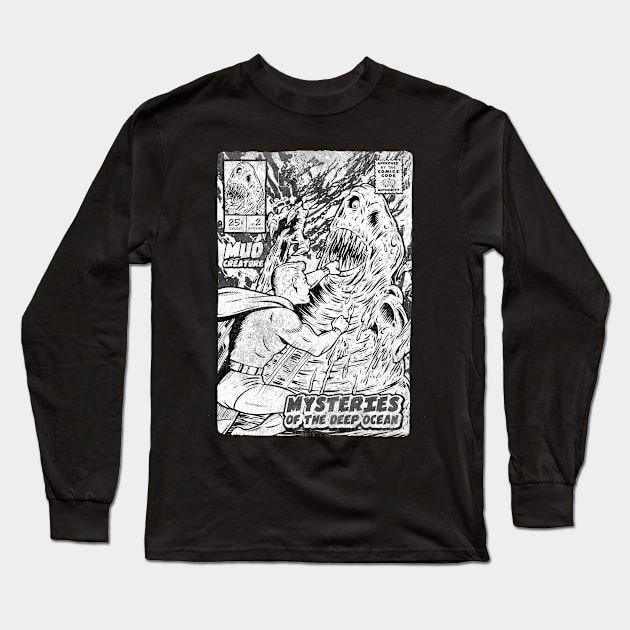 Mud Creature Long Sleeve T-Shirt by renatodsc